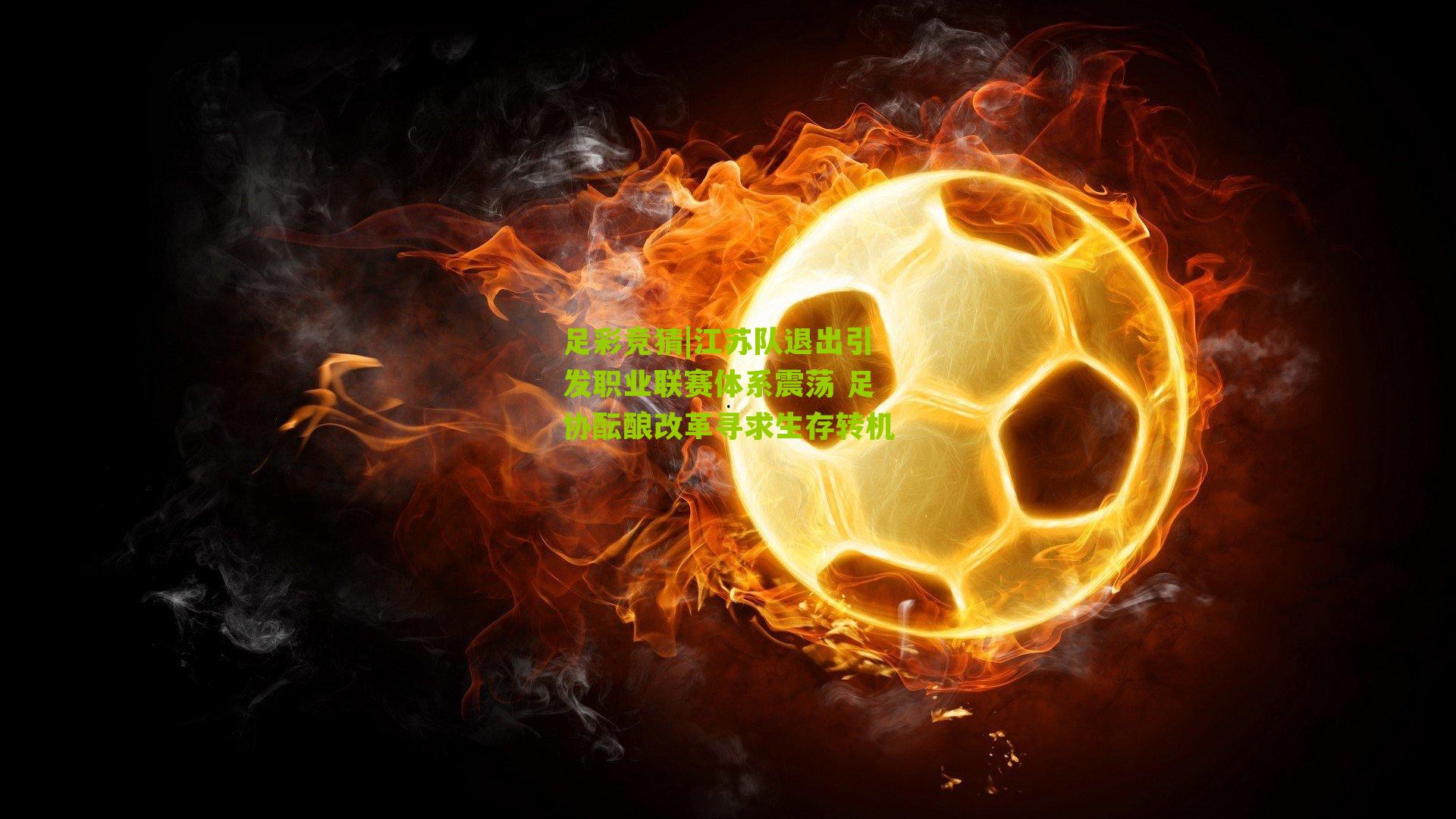 足彩竞猜|江苏队退出引发职业联赛体系震荡 足协酝酿改革寻求生存转机